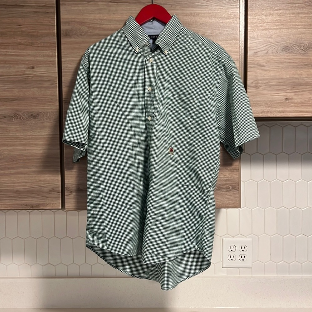 Tommy Hilfiger 100% Cotton Short Sleeve Button Down